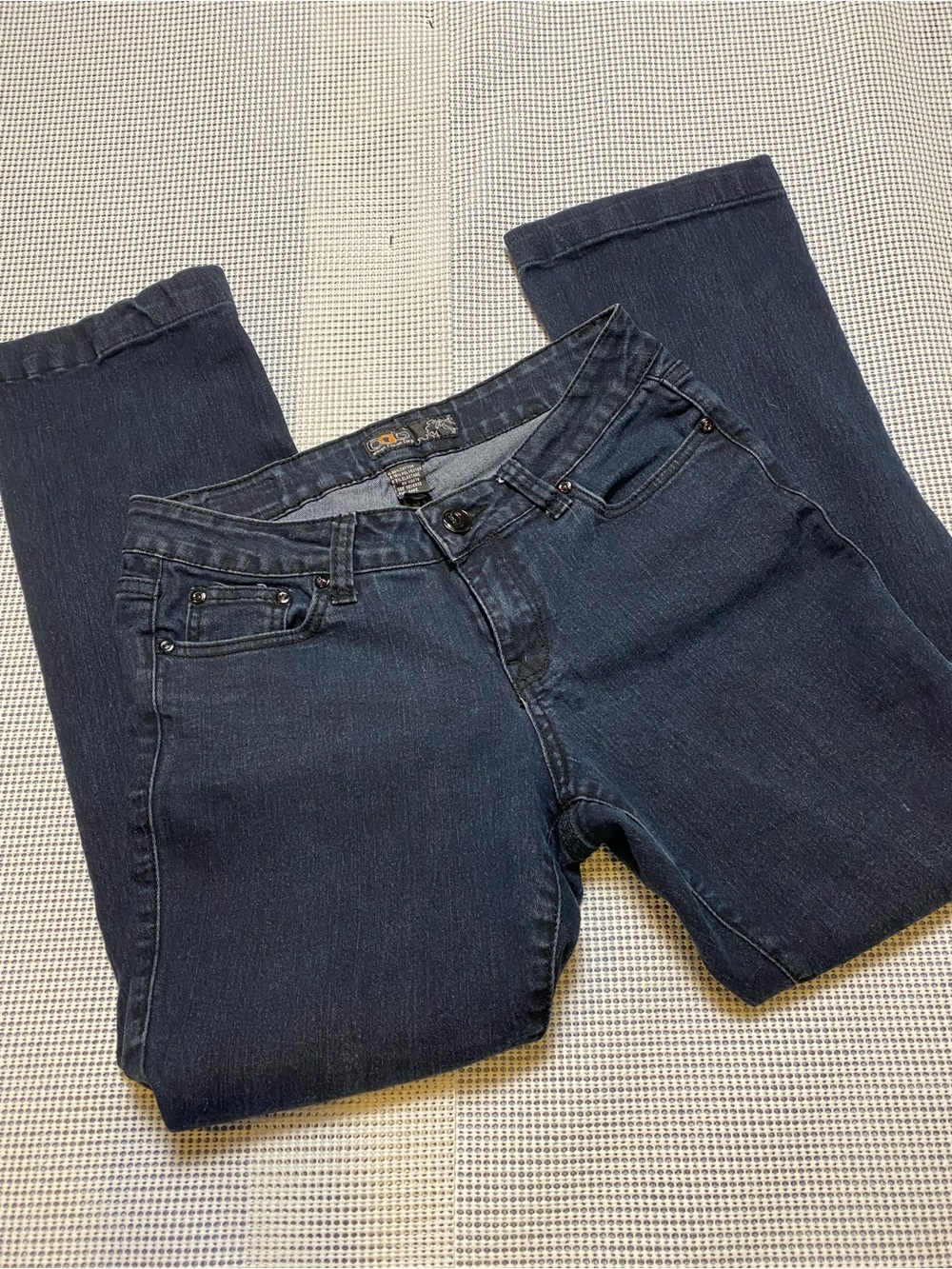 Classic Dark Indigo Bootcut Jeans for Women Sz-11-US-10